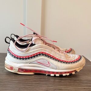 Nike Air Max 97 Sketch Logo White Black Red